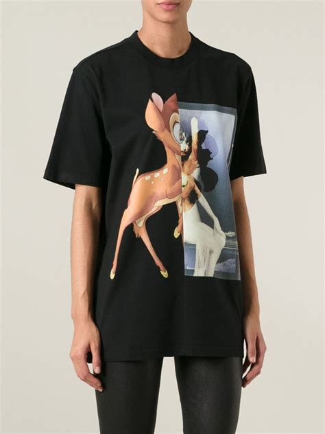 tee shirt bambi givenchy|givenchy t shirt.